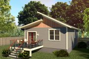 Modern Style House Plan - 3 Beds 2 Baths 1080 Sq/Ft Plan #79-330 Exterior 