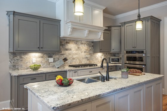 Interior - Kitchen for European House Plan #929-915 - 4 bed, 3.5 bath