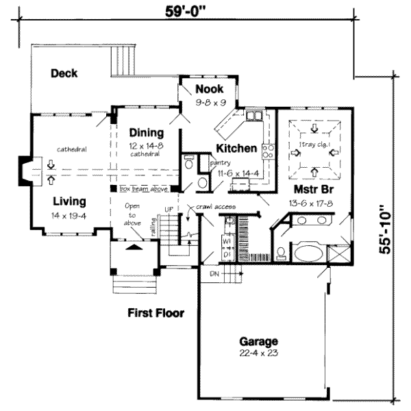 Floor Plan - Main Floor Plan #312-397