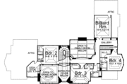 Classical Style House Plan - 4 Beds 5.5 Baths 6177 Sq/Ft Plan #119-165 