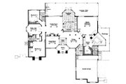 European Style House Plan - 4 Beds 3 Baths 2987 Sq/Ft Plan #417-352 