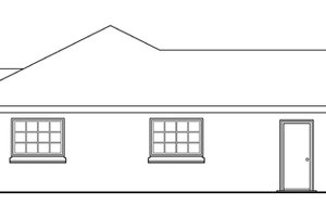 Exterior - Other Elevation for Traditional House Plan #124-256 - 3 bed, 2 bath