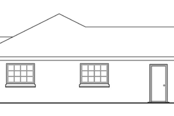 Exterior - Other Elevation for Traditional House Plan #124-256 - 3 bed, 2 bath
