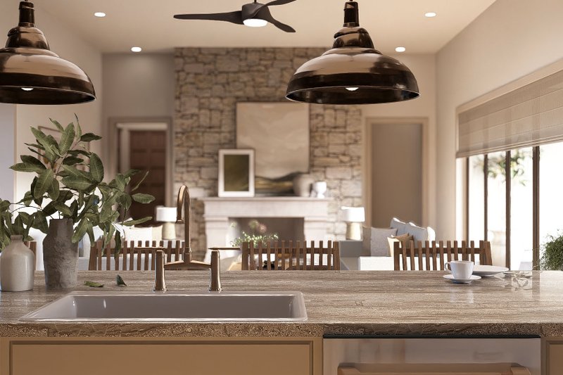 House Design - Interior - Kitchen for Prairie House Plan #455-370 - 3 bed, 2.5 bath