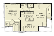 Farmhouse Style House Plan - 1 Beds 1 Baths 940 Sq/Ft Plan #119-455 