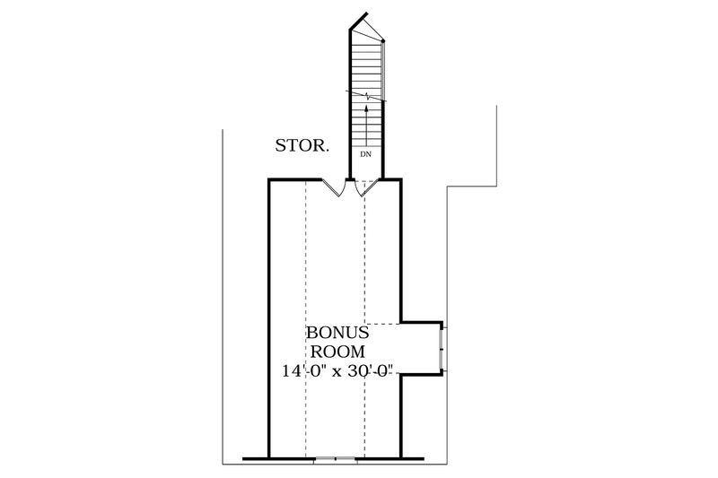 Dream House Plan - Floor Plan - Upper Floor for Ranch House Plan #453-354 - 3 bed, 2.5 bath