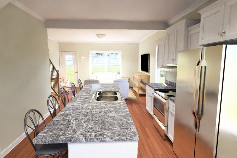 Home Plan - Interior - Kitchen 2 for Cottage House Plan #513-2487 - 2 bed, 2.5 bath