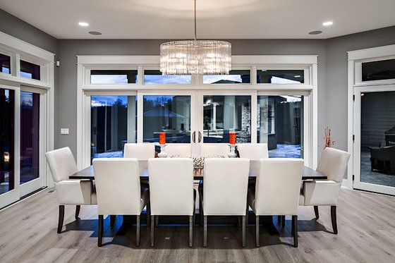 Interior - Dining Room for Contemporary House Plan #928-287 - 4 bed, 3.5 bath