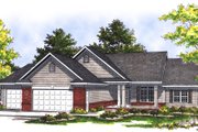 Traditional Style House Plan - 3 Beds 2.5 Baths 1755 Sq/Ft Plan #70-188 