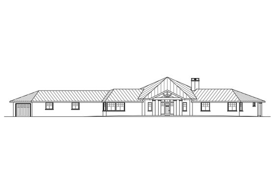 Exterior - Front Elevation for Craftsman House Plan #124-1259 - 3 bed, 3.5 bath