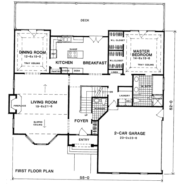 European Floor Plan - Main Floor Plan #322-117