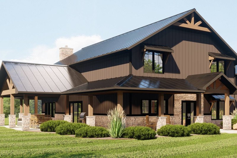 Home Plan - Exterior - Other Elevation 2 for Country House Plan #1064-270 - 4 bed, 3.5 bath