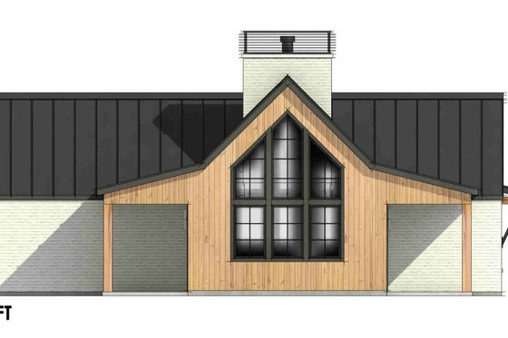 Exterior - Other Elevation for Farmhouse House Plan #1096-121 - 3 bed, 2 bath
