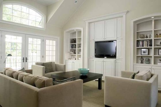 Interior - Family Room for European House Plan #928-40 - 4 bed, 3 bath