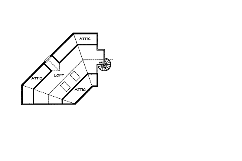 Dream House Plan - Interior - Other for Country House Plan #140-180 - 1 bed, 2 bath