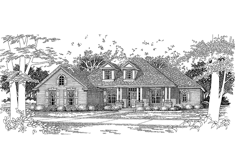 Home Plan - Country Exterior - Front Elevation Plan #472-269