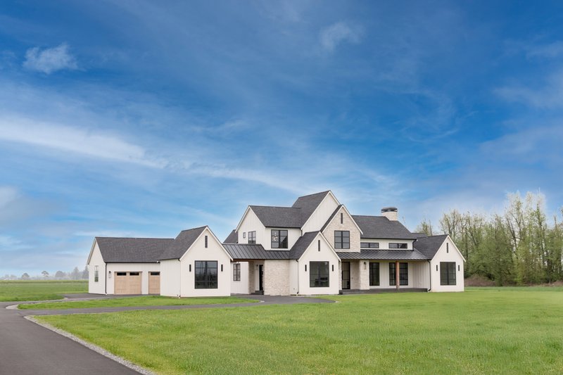 House Blueprint - Exterior - Front Elevation 4 for Farmhouse House Plan #1070-230 - 4 bed, 3 bath
