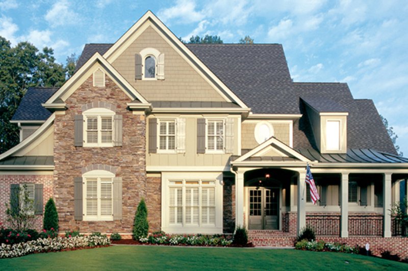 House Blueprint - Exterior - Front Elevation 7 for Country House Plan #927-855 - 4 bed, 3.5 bath