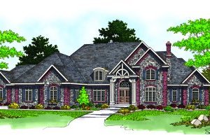 Traditional Exterior - Front Elevation Plan #70-557