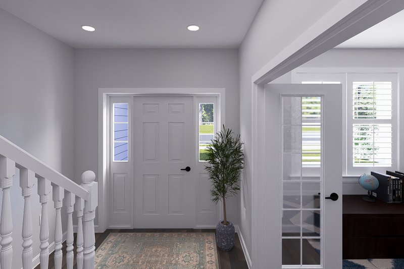 Home Plan - Interior - Entry 1 for Farmhouse House Plan #1060-360 - 4 bed, 2.5 bath
