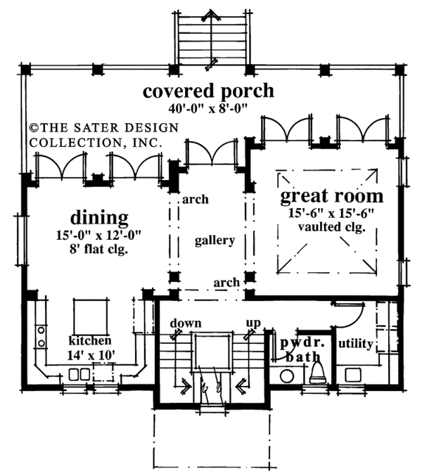 Home Plan - Country Floor Plan - Main Floor Plan #930-63