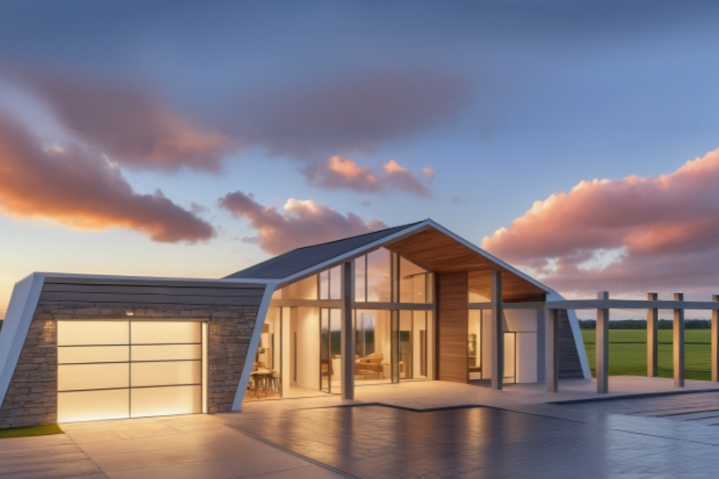 Architectural House Design - Contemporary Exterior - Front Elevation Plan #542-2