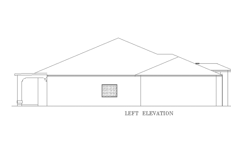 Dream House Plan - Exterior - Other Elevation for Adobe / Southwestern House Plan #1-856 - 5 bed, 3.5 bath
