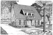 Colonial Style House Plan - 3 Beds 2.5 Baths 2618 Sq/Ft Plan #17-2631 