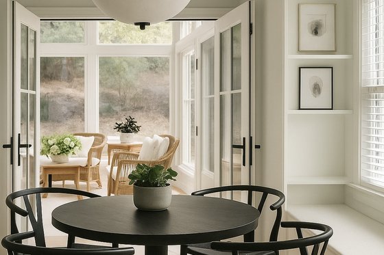 Interior - Dining Room 1 for European House Plan #928-20 - 3 bed, 3 bath