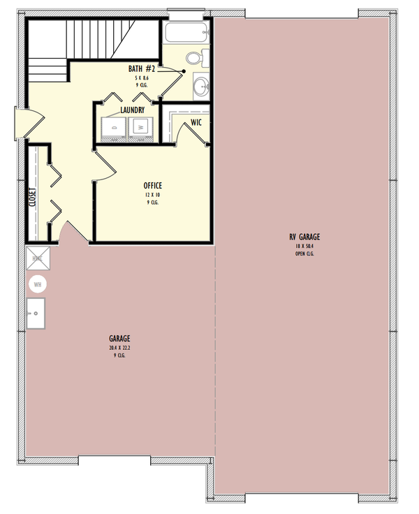Barndominium Floor Plan - Main Floor Plan #1092-16