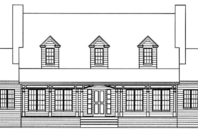 House Blueprint - Victorian Exterior - Front Elevation Plan #1051-16