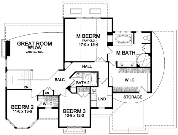 Dream House Plan - Victorian Floor Plan - Upper Floor Plan #328-407