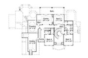 European Style House Plan - 4 Beds 4.5 Baths 7147 Sq/Ft Plan #411-516 
