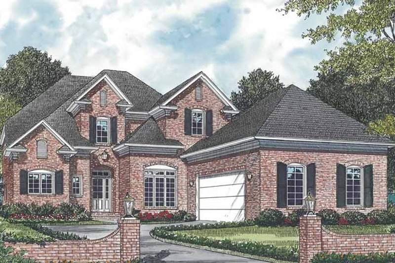 Dream House Plan - Traditional Exterior - Front Elevation Plan #453-140