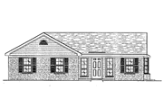 Traditional Style House Plan - 3 Beds 2 Baths 1151 Sq/Ft Plan #37-277 