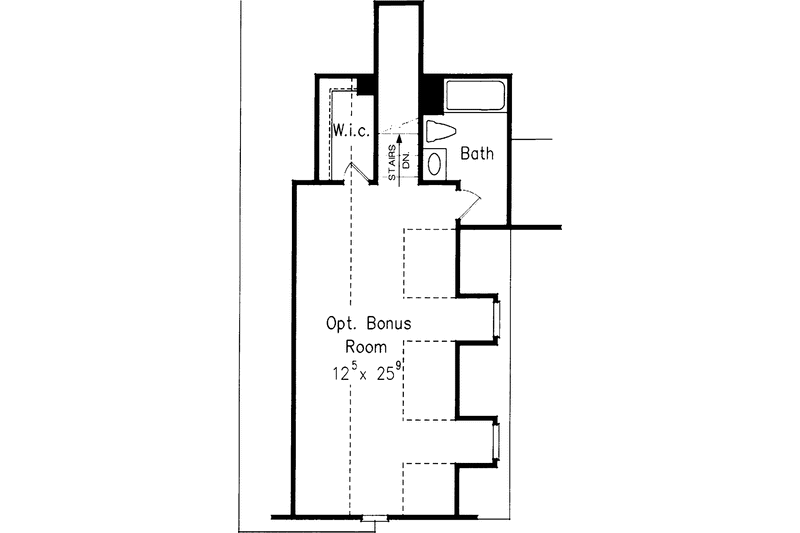 House Blueprint - Floor Plan - Upper Floor for Country House Plan #927-905 - 3 bed, 2 bath