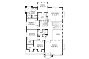 Craftsman Style House Plan - 4 Beds 2.5 Baths 3238 Sq/Ft Plan #132-421 