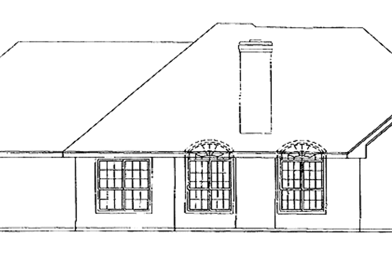 Dream House Plan - Exterior - Rear Elevation for Mediterranean House Plan #472-159 - 3 bed, 3 bath