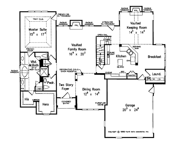 House Plan Design - European Floor Plan - Main Floor Plan #927-693