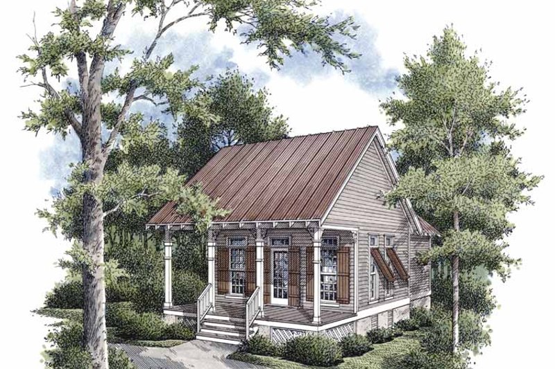 Home Plan - Traditional Exterior - Front Elevation Plan #45-421