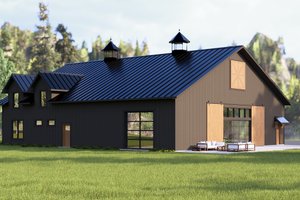 Exterior - Other Elevation 1 for Barndominium House Plan #1064-431 - 4 bed, 2.5 bath