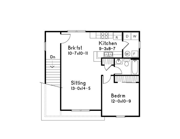 Architectural House Design - Traditional Floor Plan - Upper Floor Plan #22-456