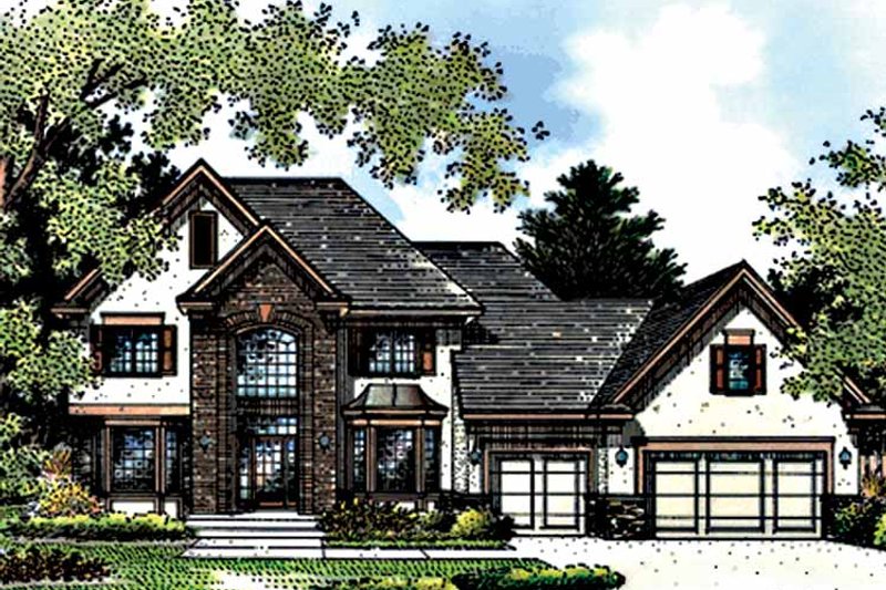 Home Plan - Exterior - Front Elevation 3 for Country House Plan #51-900 - 4 bed, 2.5 bath