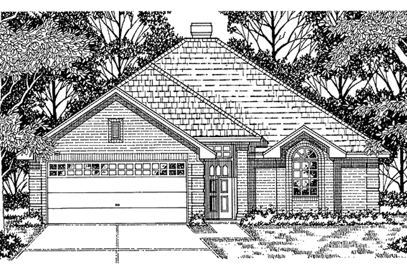 House Design - Ranch Exterior - Front Elevation Plan #42-531