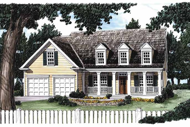 Home Plan - Country Exterior - Front Elevation Plan #927-246