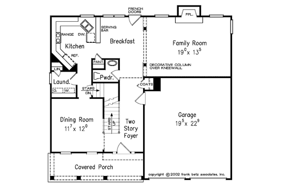 Floor Plan - Main Floor for Country House Plan #927-651 - 4 bed, 2.5 bath