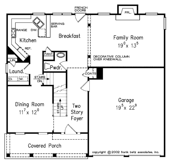 Country Floor Plan - Main Floor Plan #927-651
