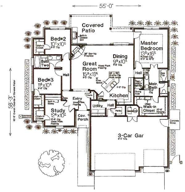 Home Plan - European Floor Plan - Main Floor Plan #310-977