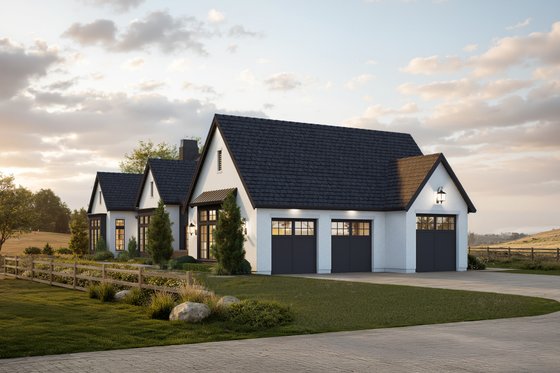 Exterior - Other Elevation for Farmhouse House Plan #1114-92 - 2 bed, 2.5 bath