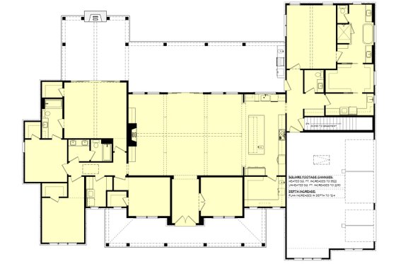 Floor Plan - Other Floor for Farmhouse House Plan #430-406 - 5 bed, 3.5 bath